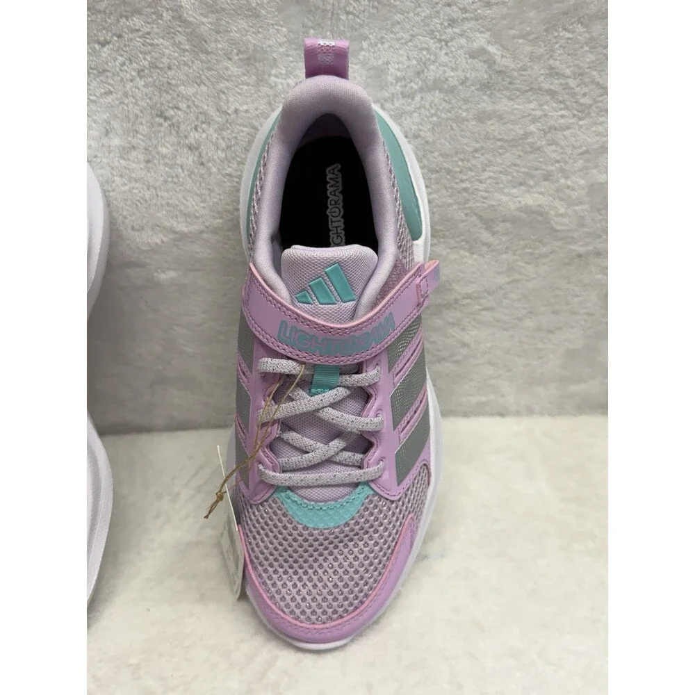 Adidas Lightorama RNR EL C Sneakers Girls Size 3 Y Pink